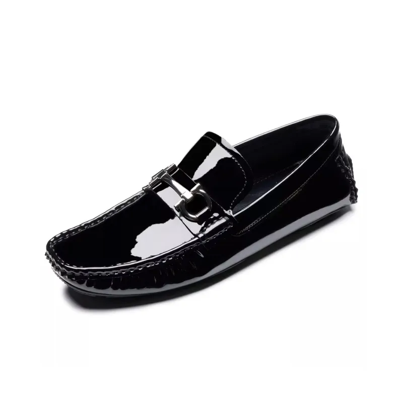 LEYGMENLG Gommino Loafers Men's Black-1
