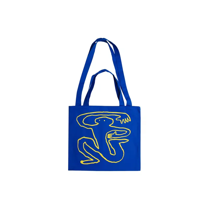 Crying Center Cotton Clutch Regular Unisex Electric Blue-0