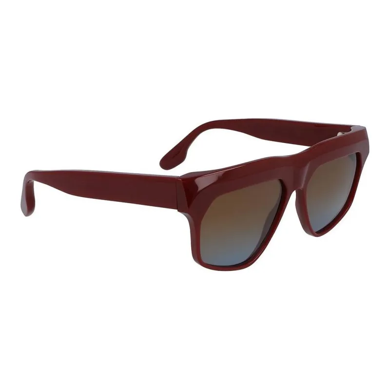Victoria Beckham Irregular Shape Sunglasses Women's Red-2