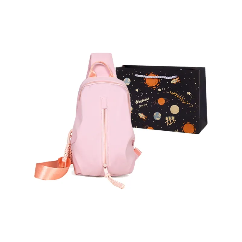SWIMADE Nylon Shoulder Bag, Crossbody Bag, Sling Bag Regular Women's Ecru/Pink/Light Green/Black-5