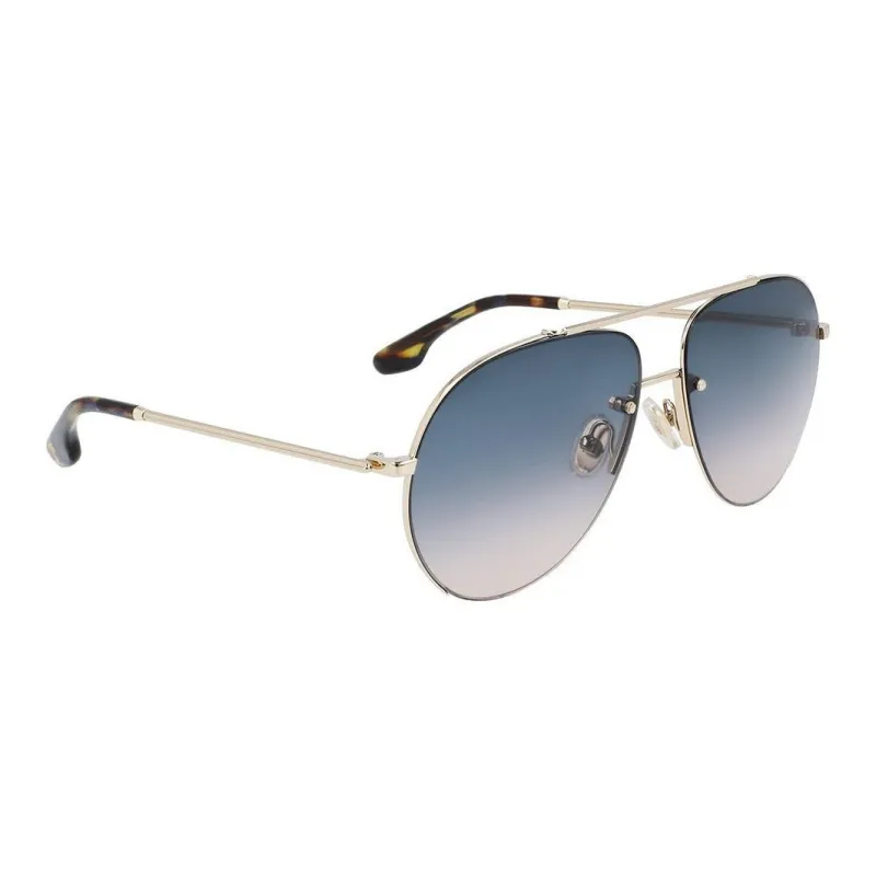 Victoria Beckham Aviator Sunglasses Women's Silver-1
