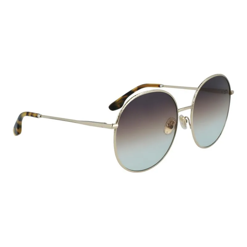 Victoria Beckham Round Sunglasses Unisex Gray-2