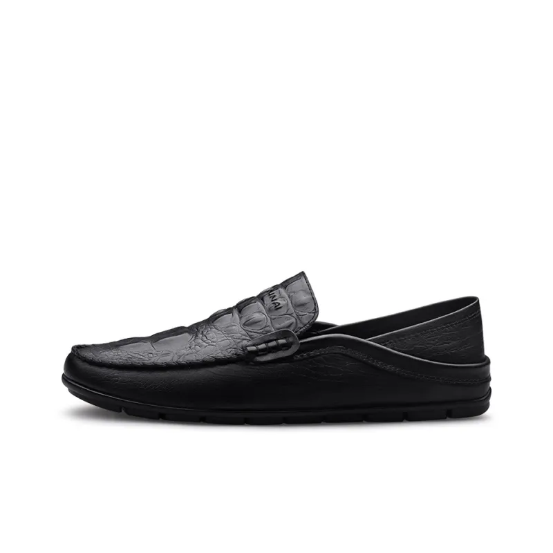 Wen Nai Casual Shoes Men's Black-0