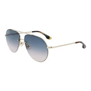 Victoria Beckham Aviator Sunglasses Women's Silver