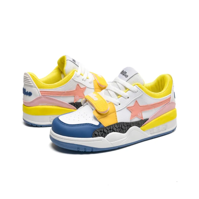 Circle Small Cushioning Coverage Wear-Resistant Lightweight Slip-Resistant Low-Top Skateboard Shoes Unisex-29