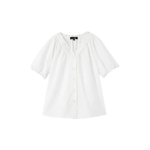 OUNIXUE Shirts Women's White