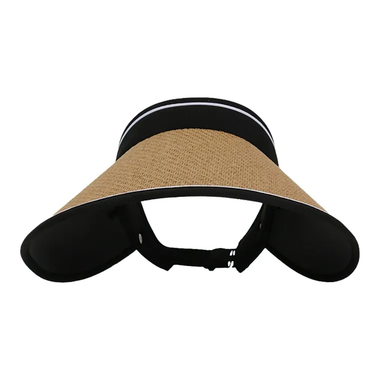 BAIJUAN Straw Woven Polyester Sun Protection Hats Unisex-2