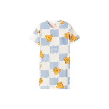 Huggy Kissy Nightgown Women's Light Blue