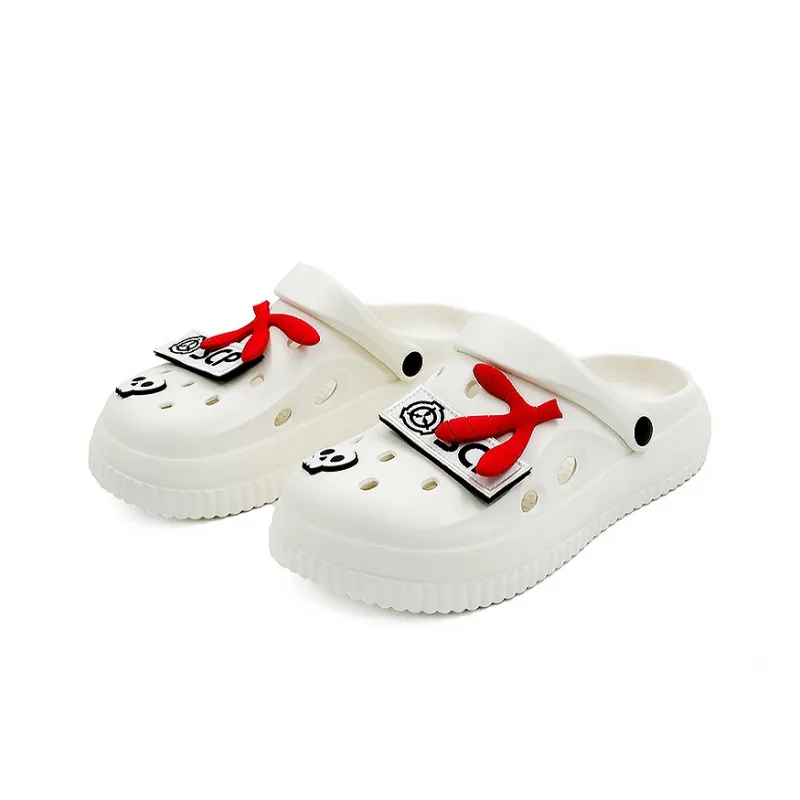 OUBT Creative Design Chicken Feet Closed Toe Clogs Unisex White-2