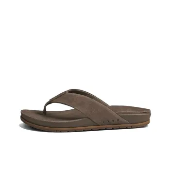 REEF Rubber Sole Odor-Resistant Slip-Resistant Flip Flops Men's Dark Brown