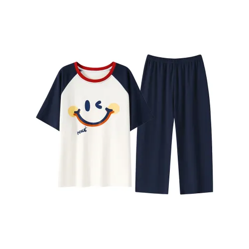 The Story Of The Flower Season Pajama Set Women's Apricot