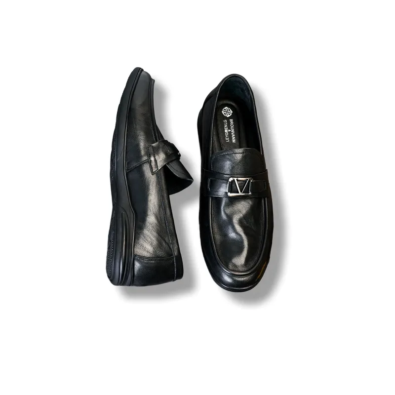 Brounvanm Loafers Men Black-3