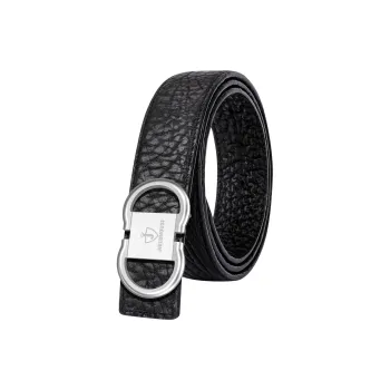 Jaylen Oos Trendy New Arrival Double-Sided Wild Cow Leather Belt Automatic Buckle Business Leather Belts Men's