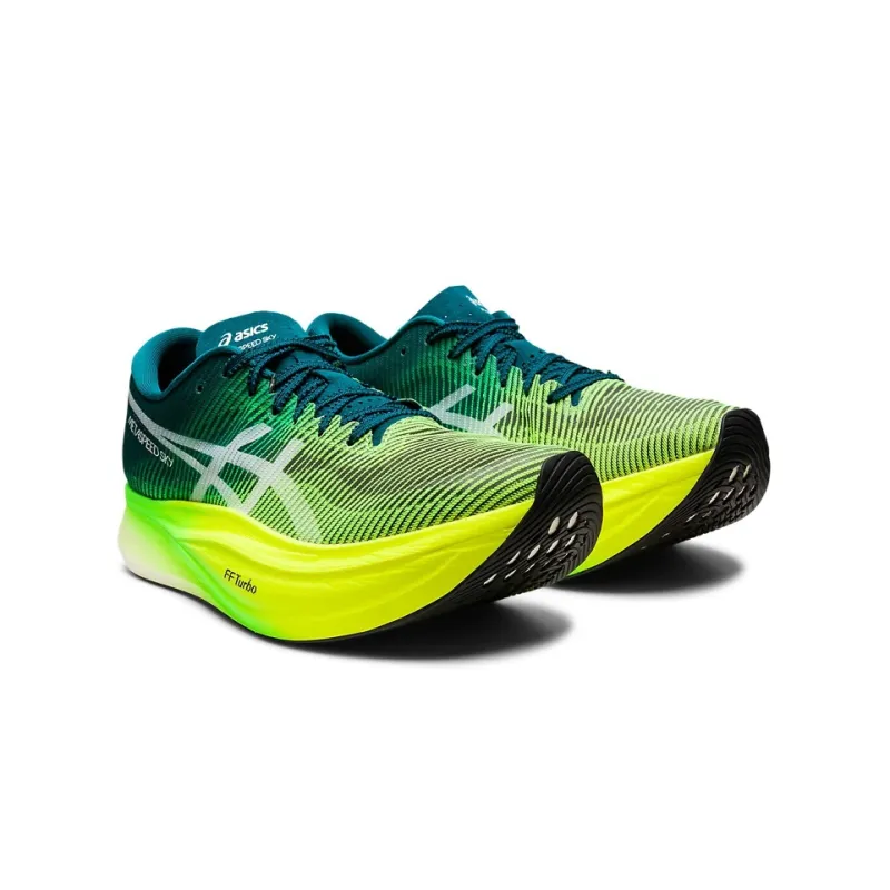 Asics Metaspeed Sky+ Velvet Pine Safety Yellow-2