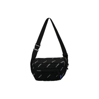 CORE BIRD Nylon Sling Bag Regular Unisex Black/White