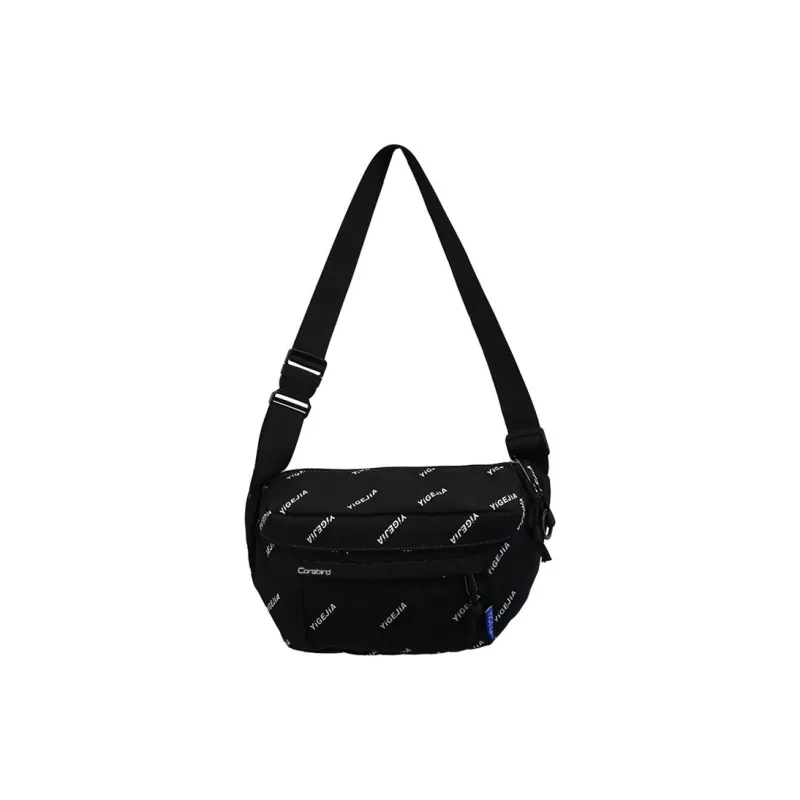 CORE BIRD Nylon Sling Bag Regular Unisex Black/White-4