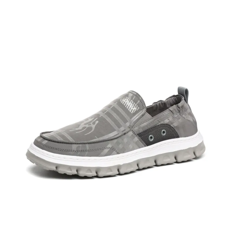 LINSEN Breathable, Moisture Wicking, Quick Dry, Lightweight Low Top Casual Shoes Men's-4