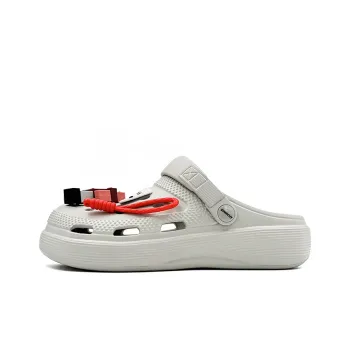 OUBT Creative Brick Man Clogs Men's Gray White