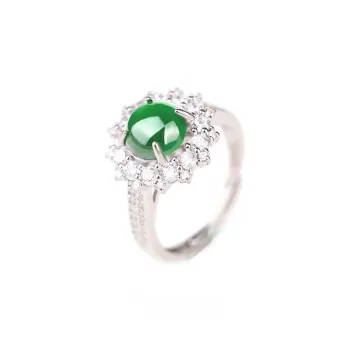 Clear Snow Ice Glutinous Rings Unisex