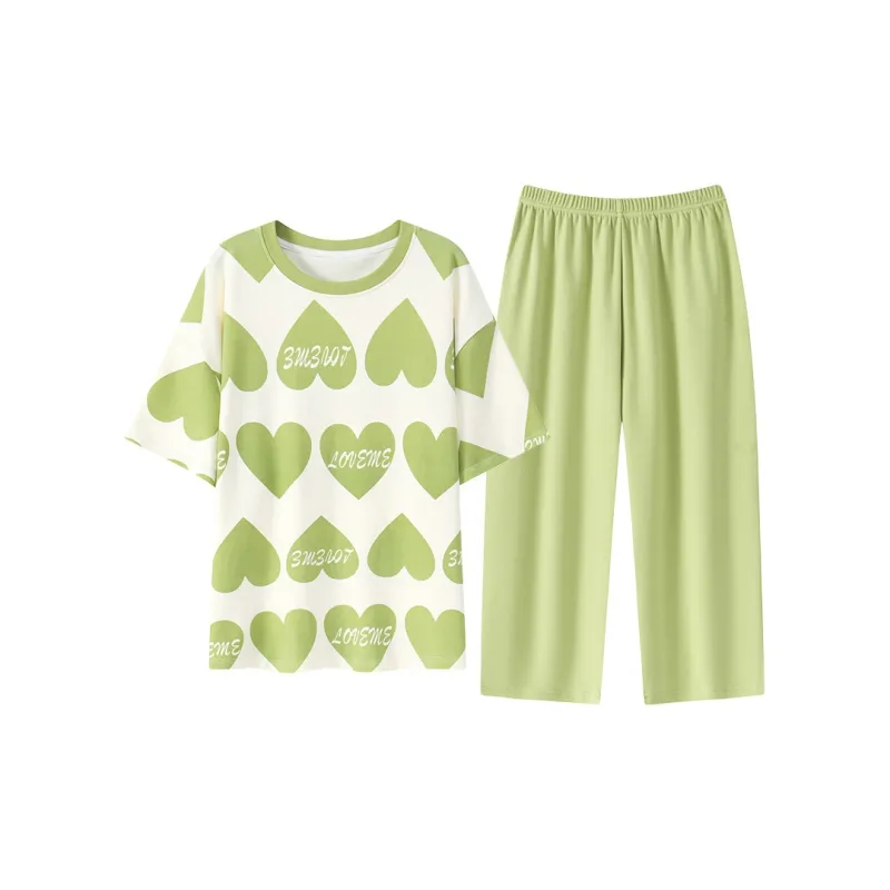 The Story Of The Flower Season Loungewear Women's Grass Green-0