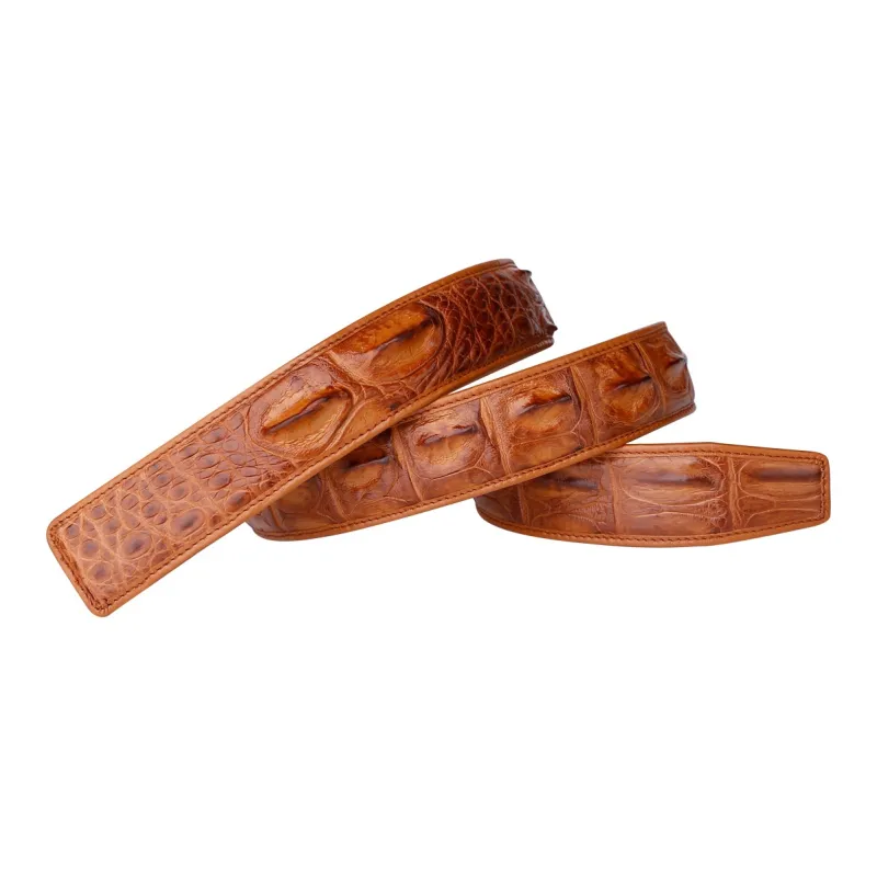 Jaylen Oos Headless Genuine Leather High End Without Head Business Automatic Buckle Leather Belts Men's-6