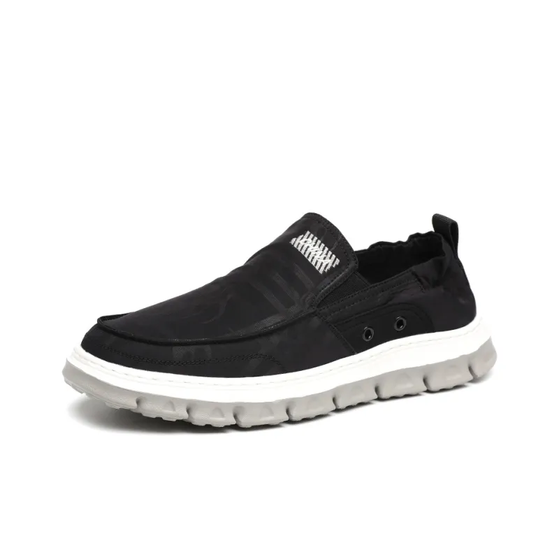 LINSEN Breathable, Moisture Wicking, Quick Dry, Lightweight Low Top Casual Shoes Men's-1