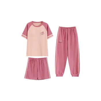 The Story Of The Flower Season Pajama Set Women's Pink