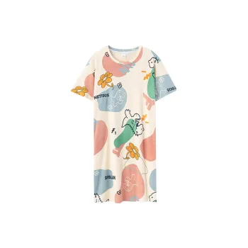Huggy Kissy Nightgown Women's Apricot