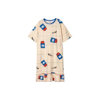 Huggy Kissy Nightgown Women's Apricot
