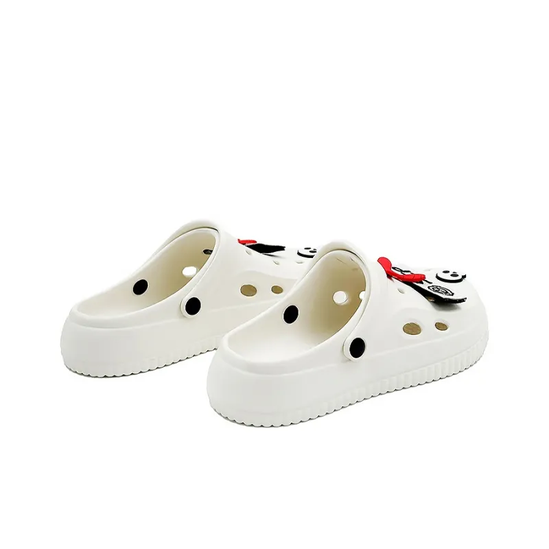 OUBT Creative Design Chicken Feet Closed Toe Clogs Unisex White-1