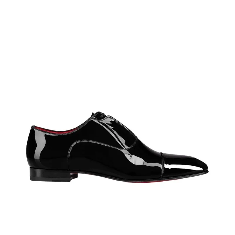 CL LUBOTING Flat Shoes Men's Black-1