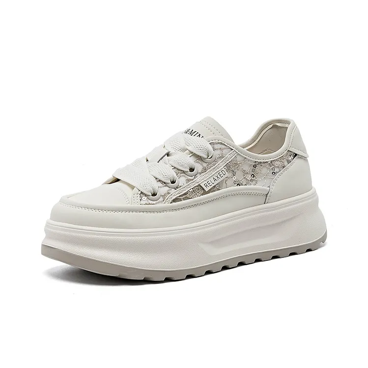 15 MINS Anti Slip Wear Resistant Low Top Skateboard Shoes Women's-8