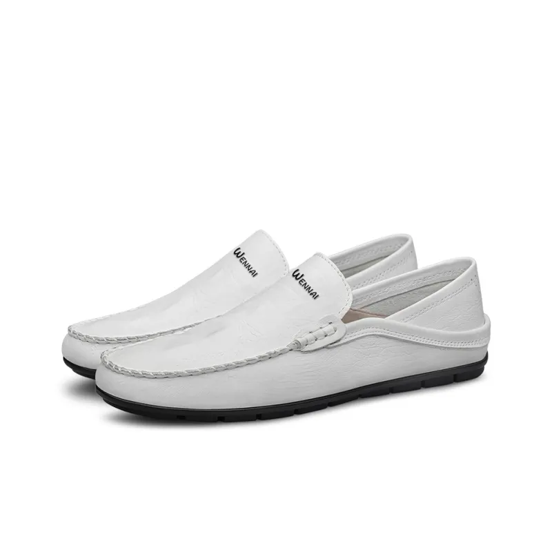 Wen Nai Casual Shoes Men's White-2