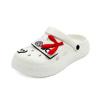 OUBT Creative Design Chicken Feet Closed Toe Clogs Unisex White