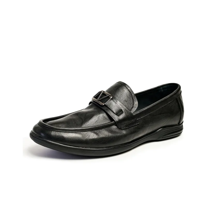 Brounvanm Loafers Men Black-1