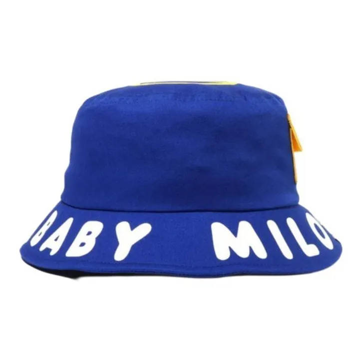 A BATHING APE Cotton Bucket Hats Kids' Blue/Purple-1