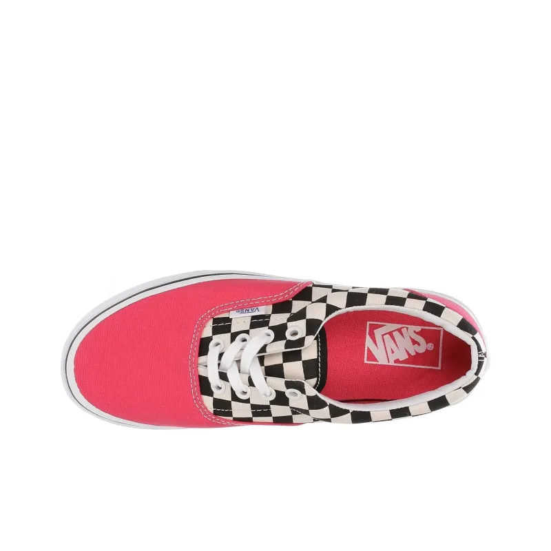 Vans Era 2-Tone Platform Slip-Resistant Cushioning Low-Top Skateboard Shoes Unisex Rogue Red-3
