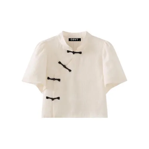 COVT Chiffon Shirts Women's White