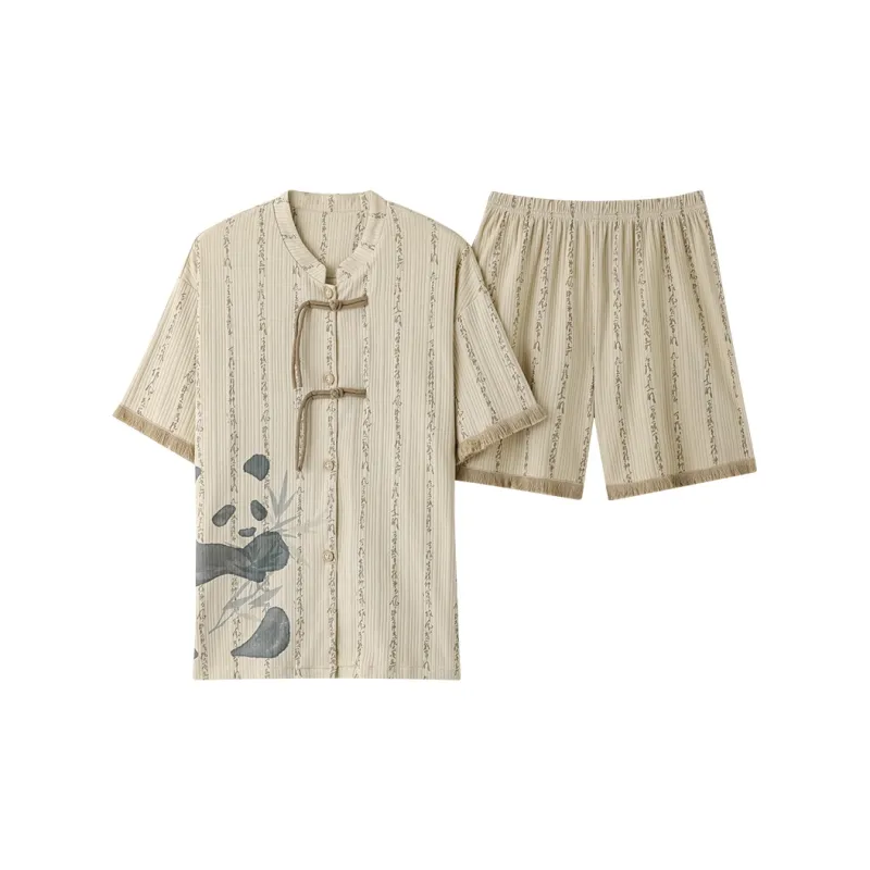 William Pajama Set Women's Beige Apricot-0