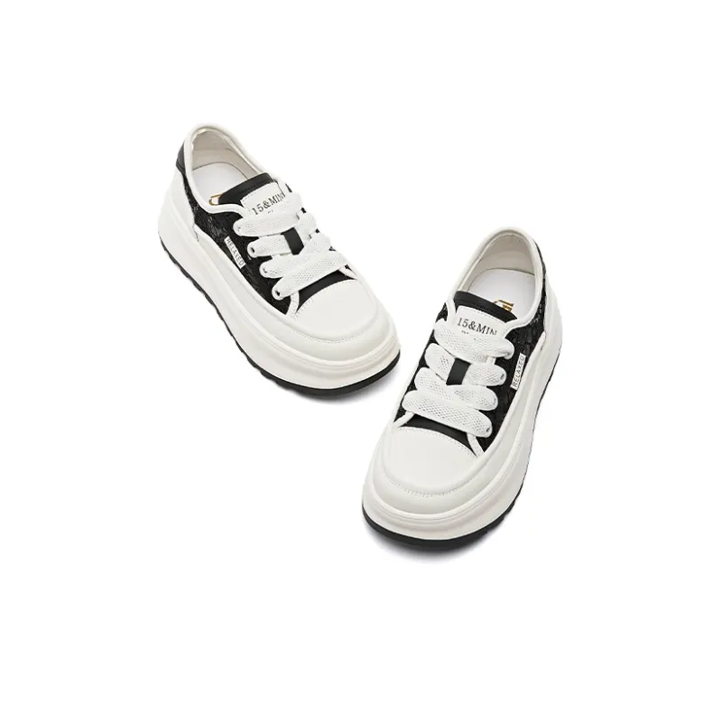 15 MINS Anti Slip Wear Resistant Low Top Skateboard Shoes Women's-3