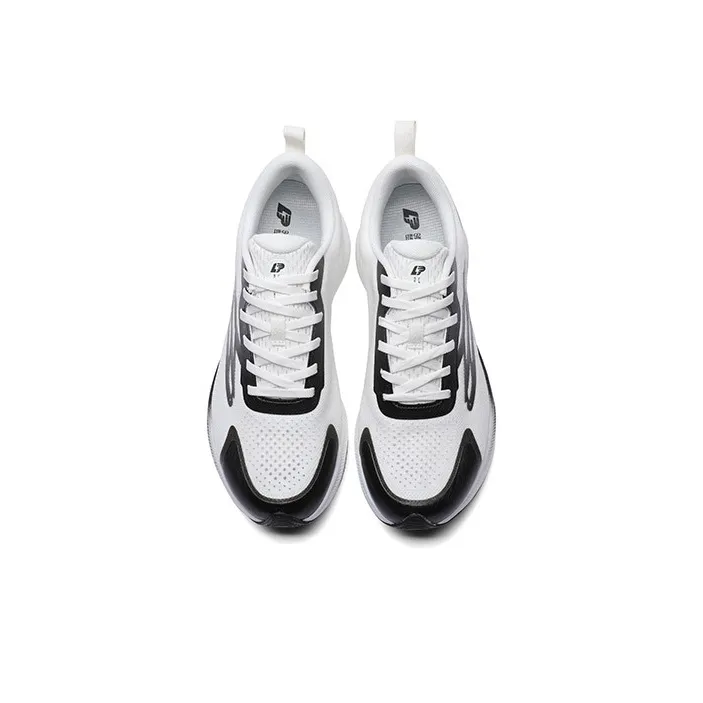 LPMX Running Shoes Men Low Top Beige White Black-3