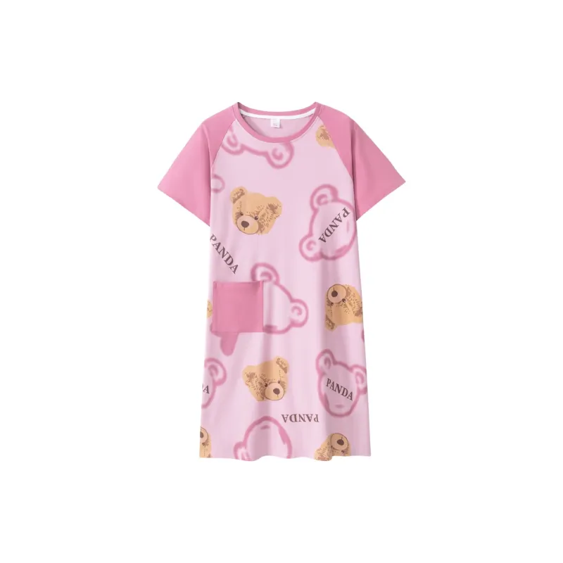 Huggy Kissy Nightgown Women's Light Purple-0