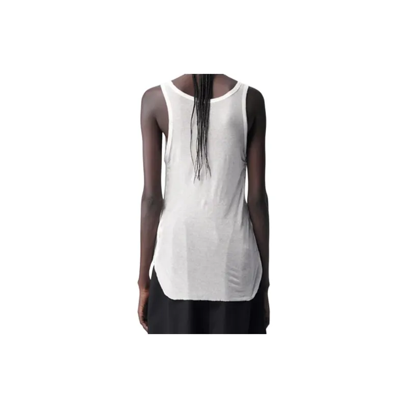 Ann Demeulemeester Mara Wrinkled Cropped Tank Top-1