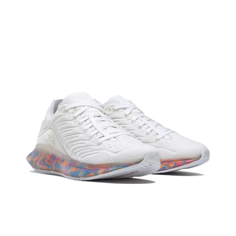 Reebok Women's Zig Kinetica 'White Blue Pink' Women's-2
