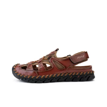 Abango River Trekking Shoes Unisex Light Brown/Dark Brown/Black/Green