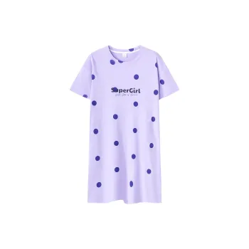 Huggy Kissy Nightgown Women's Light Purple