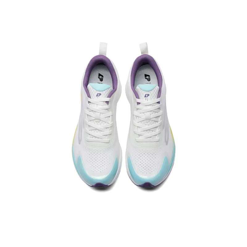 LPMX Running Shoes Unisex Low Top Ecru/Iridescent/Purple-3