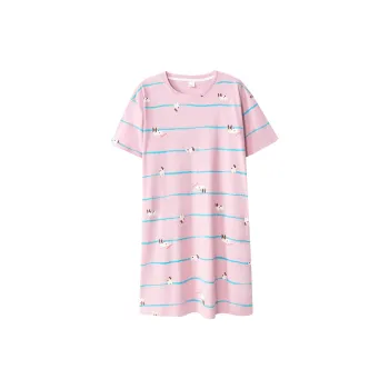 Huggy Kissy Nightgown Women's Pastel Pink