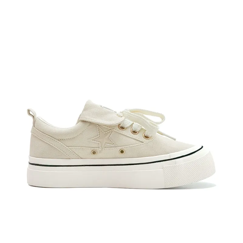 KAALIXTO Anti Slip Wear Resistant Canvas Shoes Unisex Beige-1