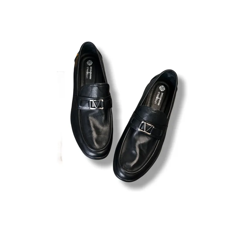 Brounvanm Loafers Men Black-2